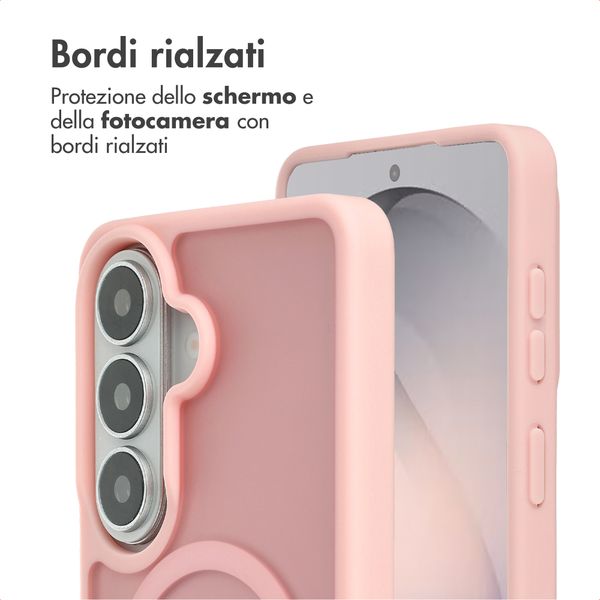 imoshion Cover posteriore Color Guard con MagSafe Samsung Galaxy S26 - Rosa chiaro
