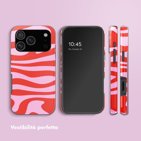 Selencia Cover Posteriore Vivid Apple iPhone 17 Pro - Dream Swirl Pink
