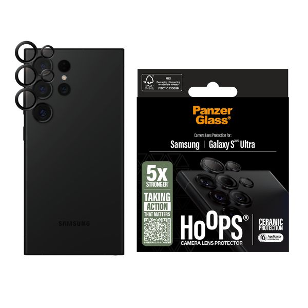 PanzerGlass Hoops protezione lente in ceramica Samsung Galaxy S25 Ultra