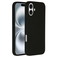 Accezz Cover in silicone liquido con MagSafe Apple iPhone 16 Plus - Nero
