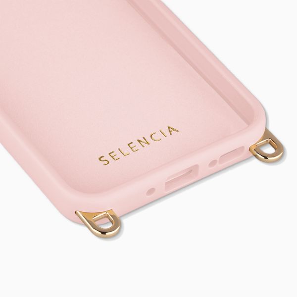 Selencia Cover posteriore Rivièra con MagSafe con ganci rimovibili Samsung Galaxy A36 / A56 - Sorbet Pink