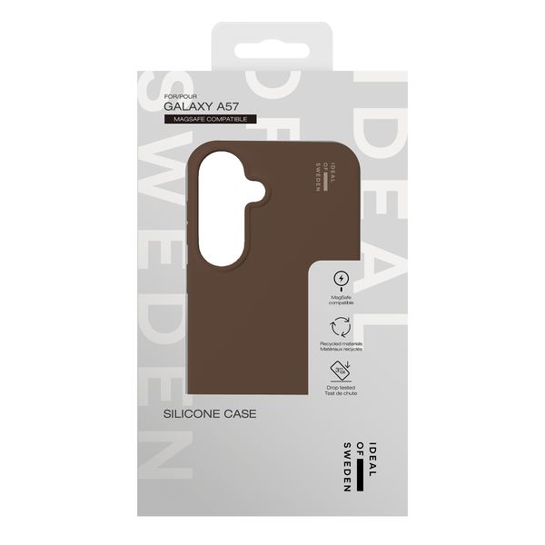 iDeal of Sweden Cover in silicone con MagSafe Samsung Galaxy A57 (5G) - Mocha Mousse