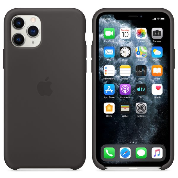 Apple Cover in Silicone Apple iPhone 11 Pro - Nero