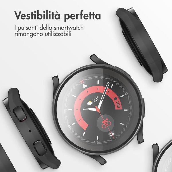 imoshion Cover rigida integrale Samsung Galaxy Watch 5 - 44 mm - Nero