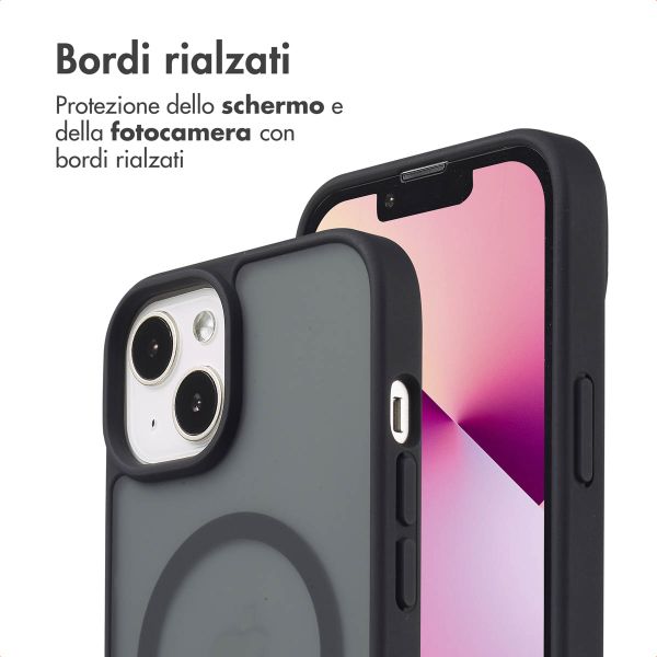 imoshion Cover posteriore Color Guard con MagSafe Apple iPhone 14 / 13 - Nero