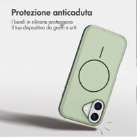 imoshion Cover posteriore Color con Thin MagSafe Ring Apple iPhone 17 - Verde scuro