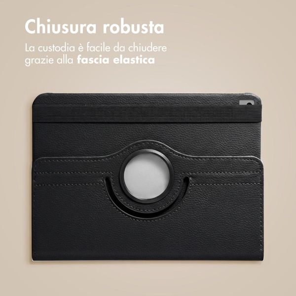 imoshion Cover Girevole a 360° Apple iPad 9 (2021) 10.2 pollici / iPad 8 (2020) 10.2 pollici / iPad 7 (2019) 10.2 pollici - Nero