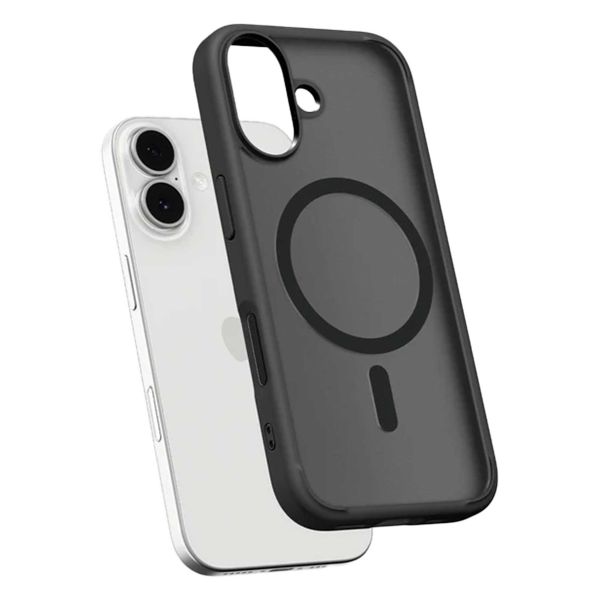 Spigen Cover Posteriore Ultra Ibrida con MagSafe Apple iPhone 17 - Frost Black
