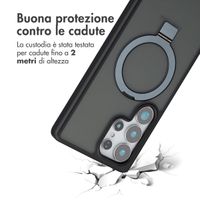 Accezz Cover con anello e supporto con MagSafe Samsung Galaxy S25 Ultra - Nero