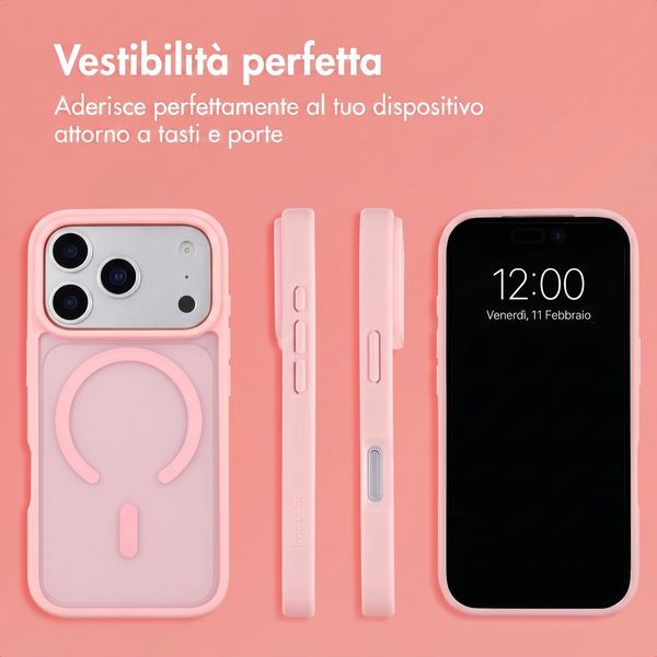 imoshion Cover posteriore Color Guard con MagSafe Apple iPhone 18 Pro / 17 Pro - Rosa chiaro