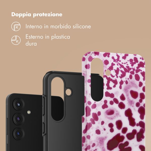 Selencia Cover Posteriore Vivid Samsung Galaxy S25 FE - Cosmic Orchid