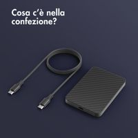 Accezz Kevlar Powerbank 5.000 mAh - MagSafe e Qi - Nero