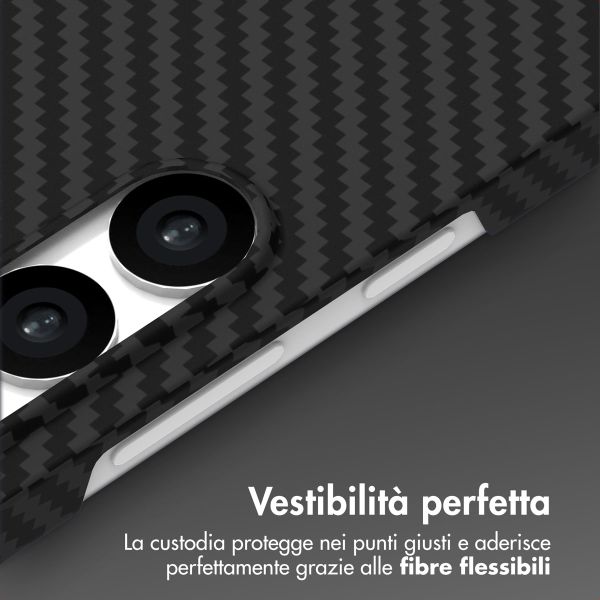 Accezz Cover MagSafe Kevlar® Samsung Galaxy S24 - Nero