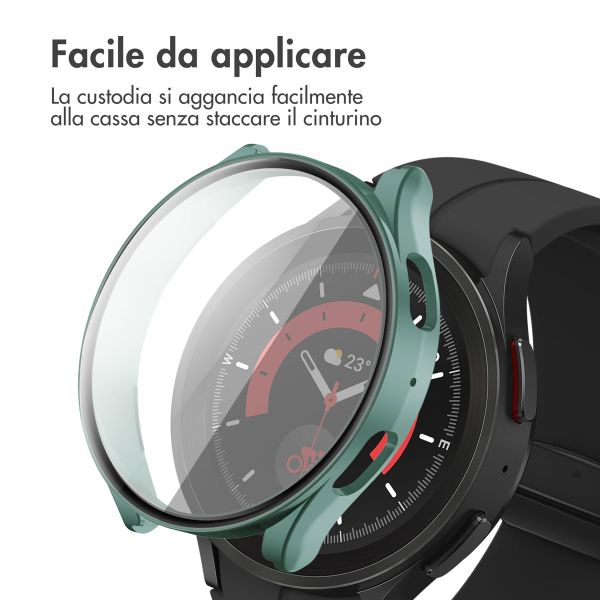imoshion Cover rigida integrale Samsung Galaxy Watch 5 - 40 mm - Verde scuro