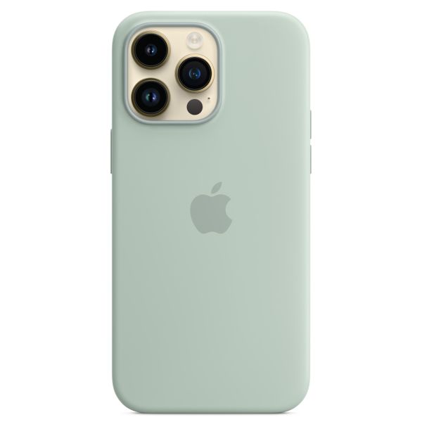 Apple Cover Posteriore in Silicone con MagSafe Apple iPhone 14 Pro Max - Succulent