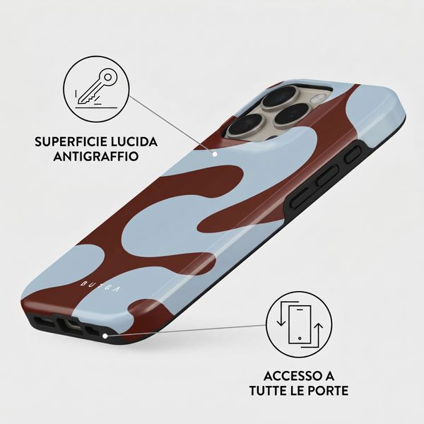 Burga Cover Posteriore Resistente con MagSafe Apple iPhone 16 Pro - Core