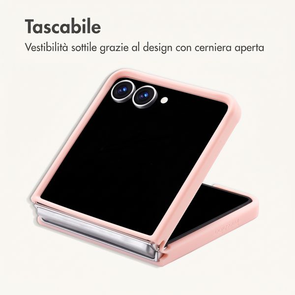 imoshion Cover posteriore Color Guard con MagSafe Samsung Galaxy Z Flip 8 - Rosa chiaro