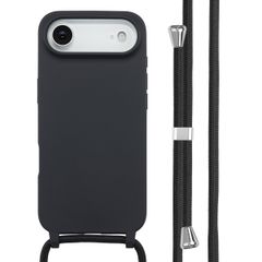 imoshion Cover in Silicone con Cordino Apple iPhone Air - Nero