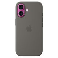 Apple Cover Posteriore in Silicone con MagSafe Apple iPhone 16 - Stone Gray