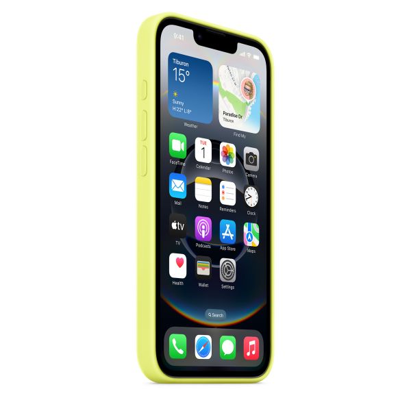 Apple Cover in Silicone Apple iPhone 17e / 16e - Neon Yellow