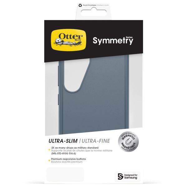 OtterBox Cover Posteriore Trasparente Symmetry con MagSafe Samsung Galaxy S25 - Blue