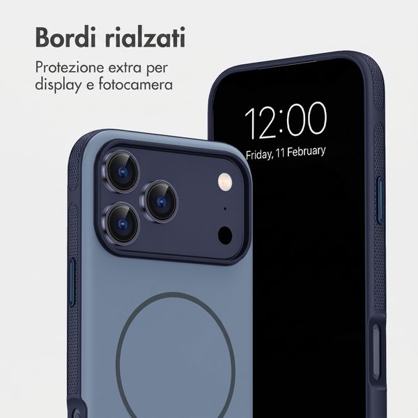 imoshion Cover posteriore Color con Thin MagSafe Ring Apple iPhone 17 Pro Max - Blu scuro