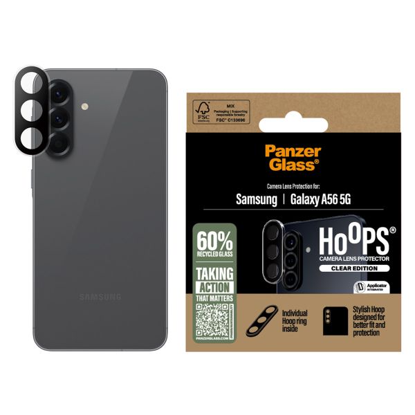 PanzerGlass Pellicole protettive fotocamera Hoops Optic Rings Samsung Galaxy A56 - Trasparente