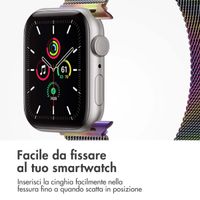 imoshion Cinturino milanese magnetico Apple Watch | 38/40/41/42 mm - Taglia S - Colorful