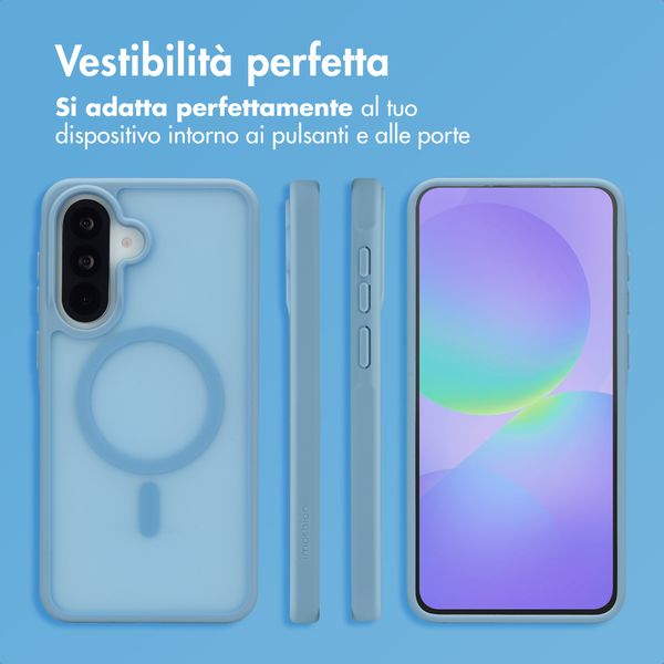 imoshion Cover posteriore Color Guard con MagSafe Samsung Galaxy A37 (5G) - Azzurro