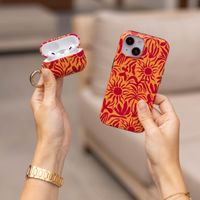 Selencia Cover Vivid  Apple Airpods 4 - Tropical Vibes Apricot