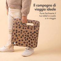 imoshion Cover Posteriore Kidsproof Design con maniglia Apple iPad 11 (2025) 11 pollici A16 / iPad 10 (2022) 10.9 pollici - Stampa pantera