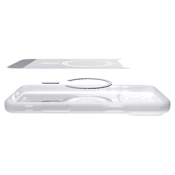 Spigen Cover Posteriore Ultra Ibrida con MagSafe Apple iPhone 18 Pro Max / 17 Pro Max - Classic Silver