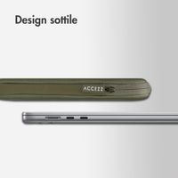 Accezz Cover per laptop 13-14 pollici - Laptopsleeve - Verde