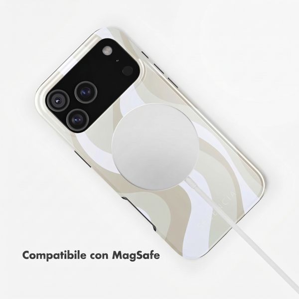 Selencia Cover posteriore Vivid con MagSafe Apple iPhone 18 Pro Max / 17 Pro Max - Desert Waves Beige