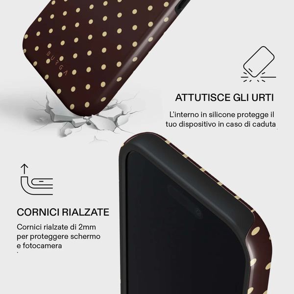 Burga Cover Posteriore Resistente con MagSafe Apple iPhone 17 - Sorry Busy