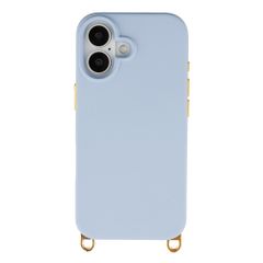 Selencia Cover posteriore Rivièra con MagSafe con ganci rimovibili Apple iPhone 16 - Powder Blue