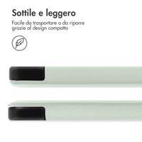imoshion Cover a libro Trifold Samsung Galaxy Tab A11 / A9 8.7 pollici - Verde chiaro