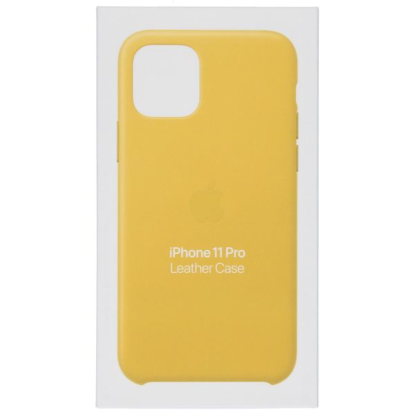 Apple Cover in Pelle iPhone 11 Pro - Meyer Lemon
