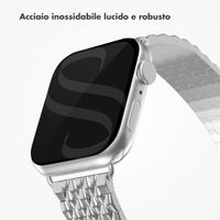 Selencia Cinturino Drago in acciaio Apple Watch | 38/40/41/42 mm - Argento