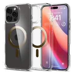 Spigen Cover Posteriore Ultra Ibrida con MagSafe Apple iPhone 16 Pro - Oro