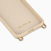 Selencia Cover posteriore Rivièra con MagSafe con ganci rimovibili Samsung Galaxy S25 / S24 - Milky Latte