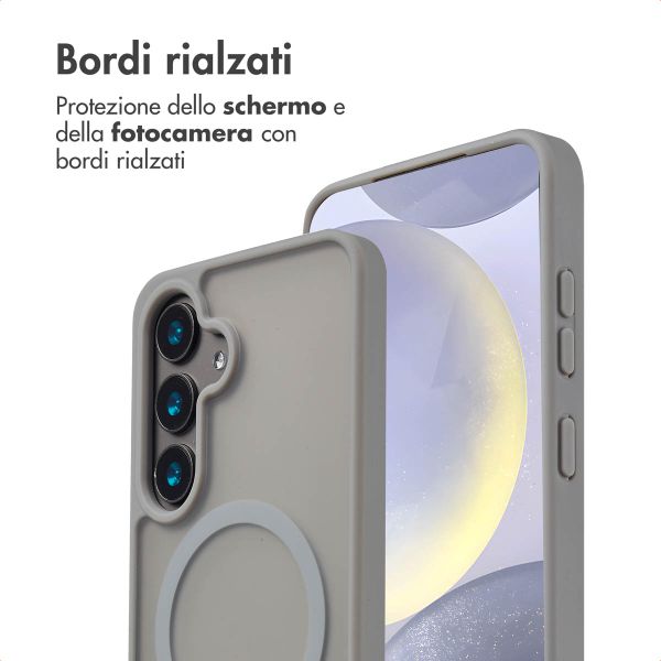 imoshion Cover posteriore Color Guard con MagSafe Samsung Galaxy S24 - Grigio