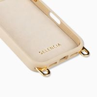 Selencia Rivièra MagSafe Backcover met afneembare haakjes Apple iPhone 17 Pro Max - Milky Latte
