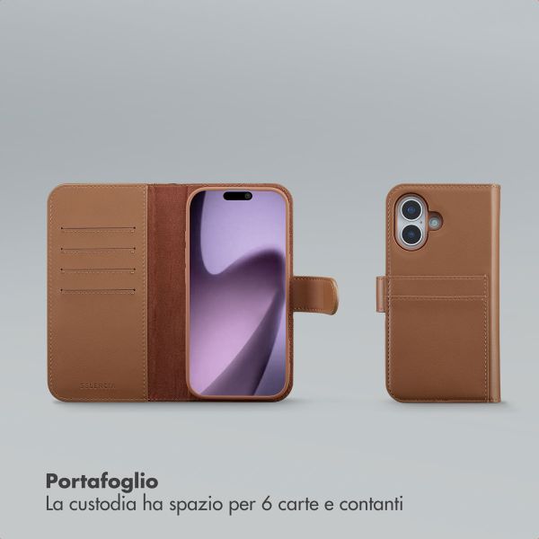 Selencia Libreria rimovibile Olyn con MagSafe Apple iPhone 17 - Marrone