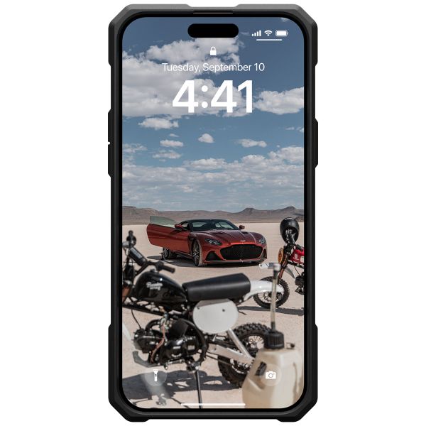 UAG Cover Posteriore Monarch Pro Apple iPhone 15 Plus - Carbon Fiber