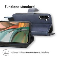 imoshion Cover a libro di Lusso Samsung Galaxy A36 - Blu scuro
