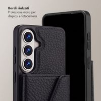 Selencia Cover per telefono Sera con cordino e portacarte a busta Samsung Galaxy A27 (5G) - Nero