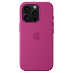Apple Cover Posteriore in Silicone con MagSafe Apple iPhone 16 Pro - Fucsia