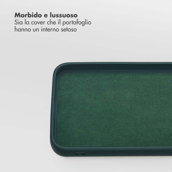 Selencia Libreria rimovibile Olyn con MagSafe Samsung Galaxy A56 - Verde