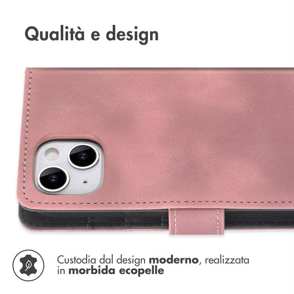 imoshion Cover a libro con Cordino Apple iPhone 14 / 13 - Rosa
